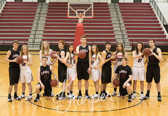 2017-2018 CHS Senior Basketball Players